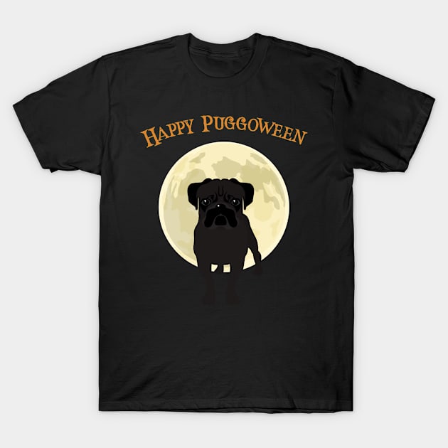 Pug Cute Halloween Design T-Shirt by RJCatch